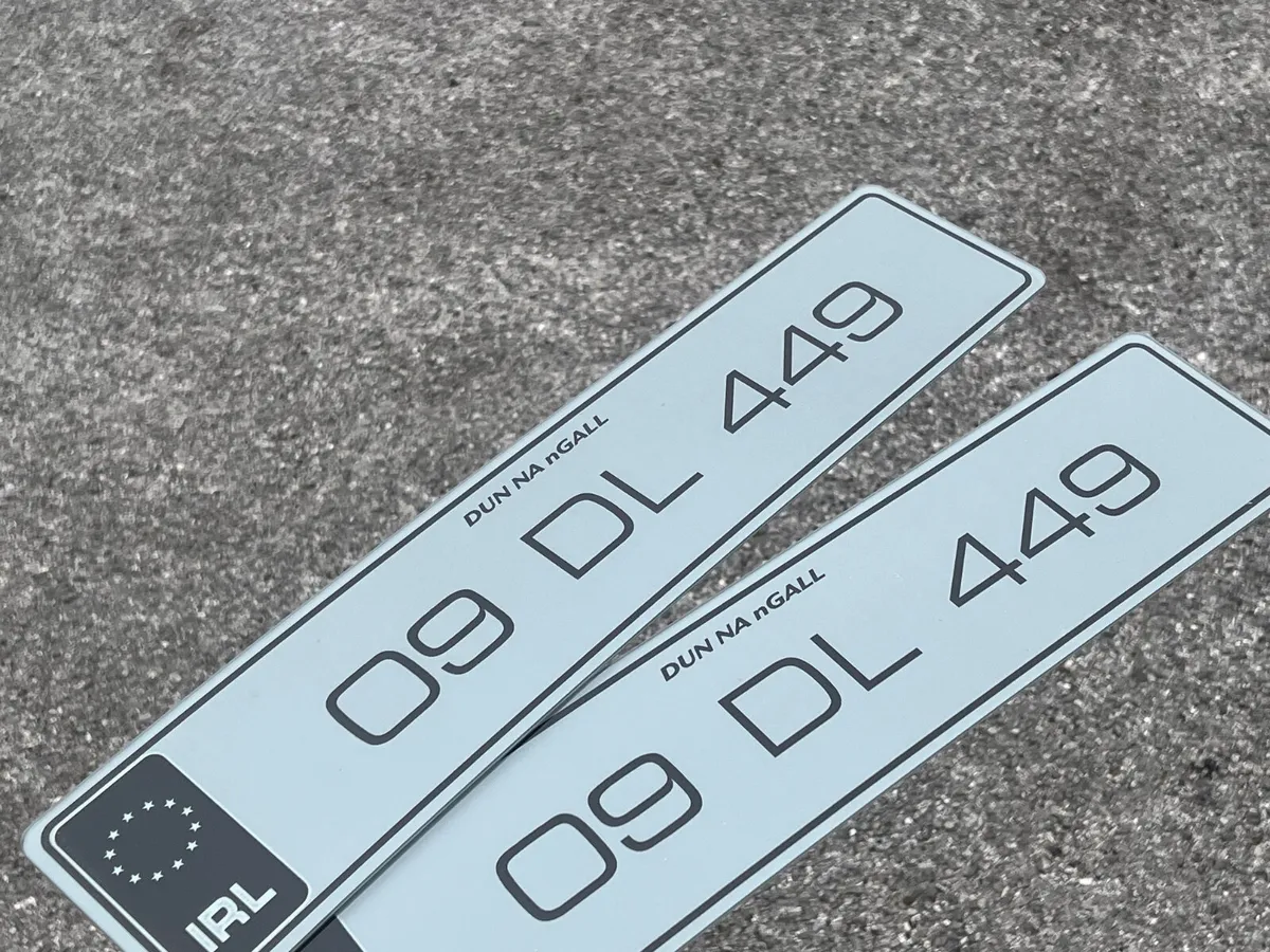 Ultimate tinted number plates delivered - Image 1