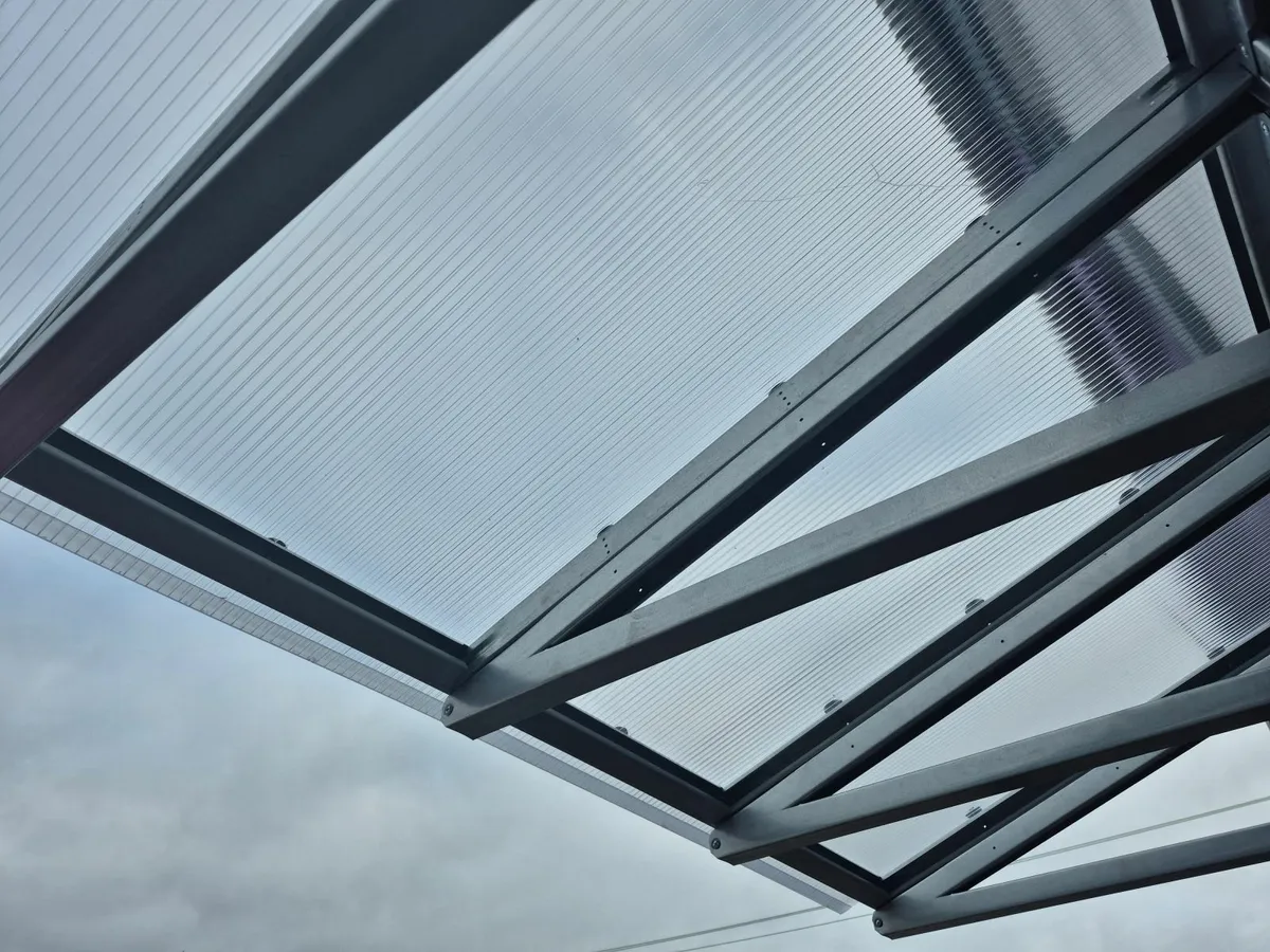 Door Canopy 2.1m x 0.9m 10mm Polycarbonate - Image 3