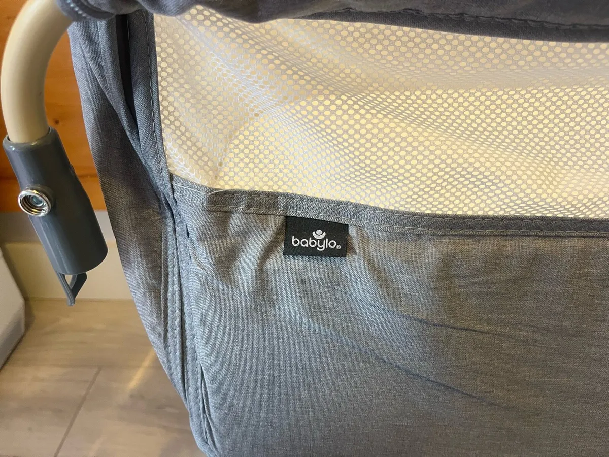 Baby Cot with mattress  - Next-to-me Cot - Image 3