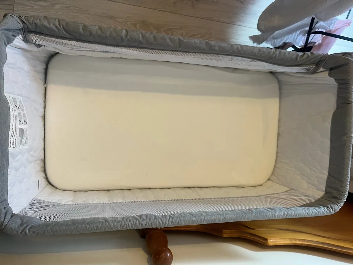 Baby Cot with mattress  - Next-to-me Cot - Image 4