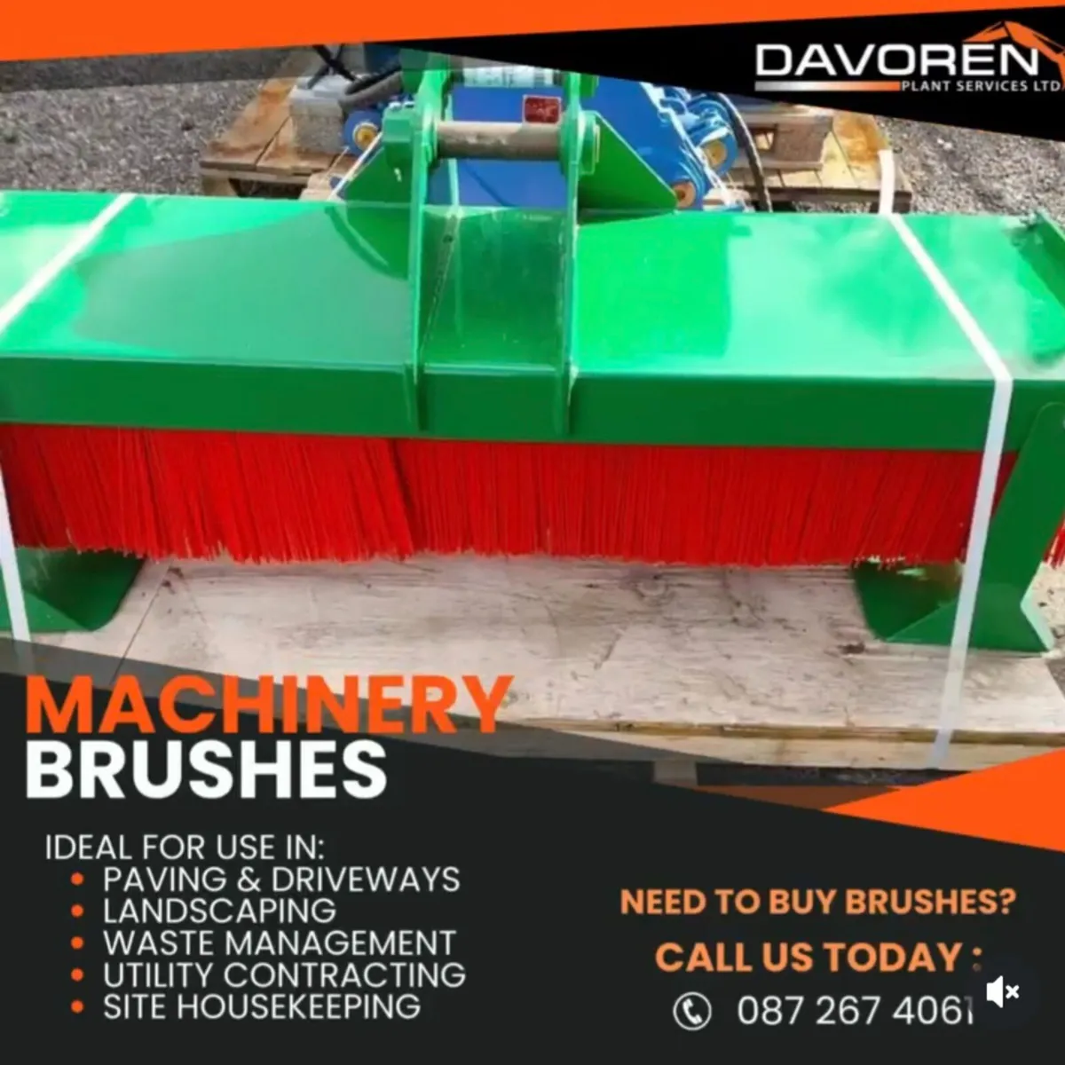 Heavy duty brush / sweeper - Image 1