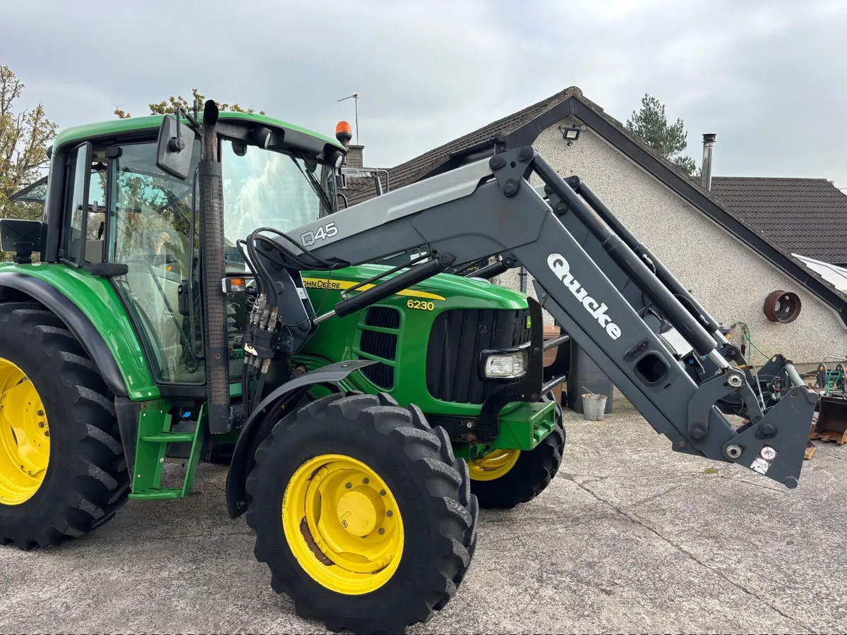 08,JOHN DEERE 6230 c/w Q45 Loader - Image 1