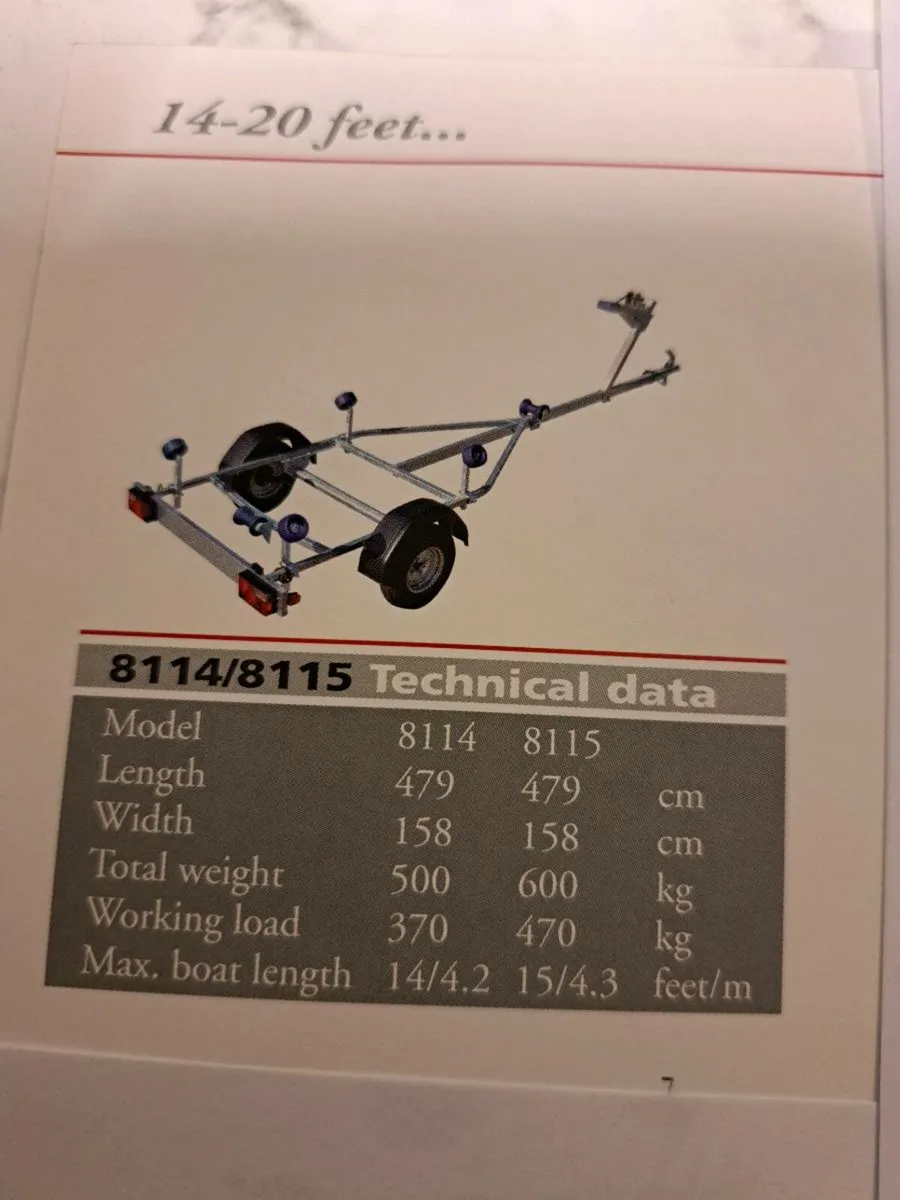 Boat trailer for sale - Image 2