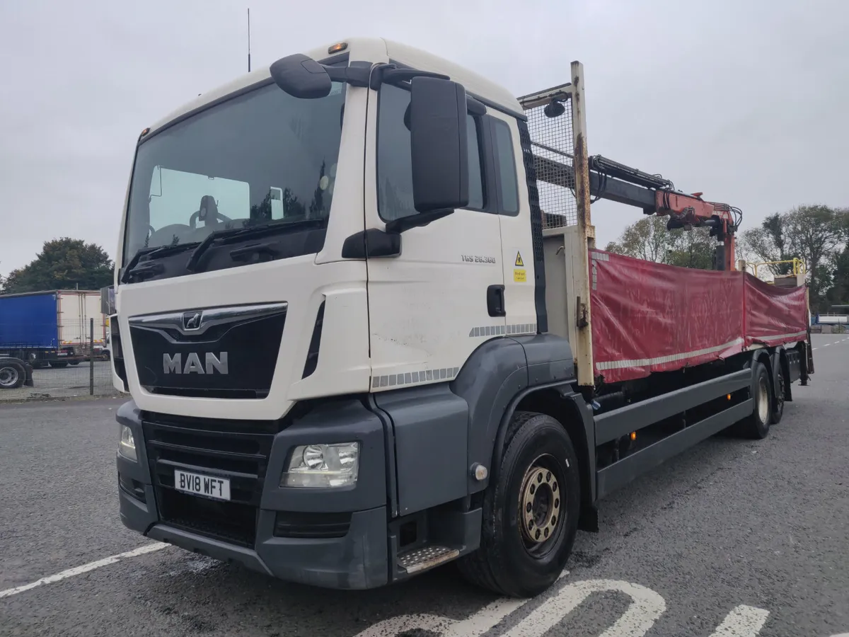 2018 MAN TGS 26.360 6X2 Block Truck - Image 2