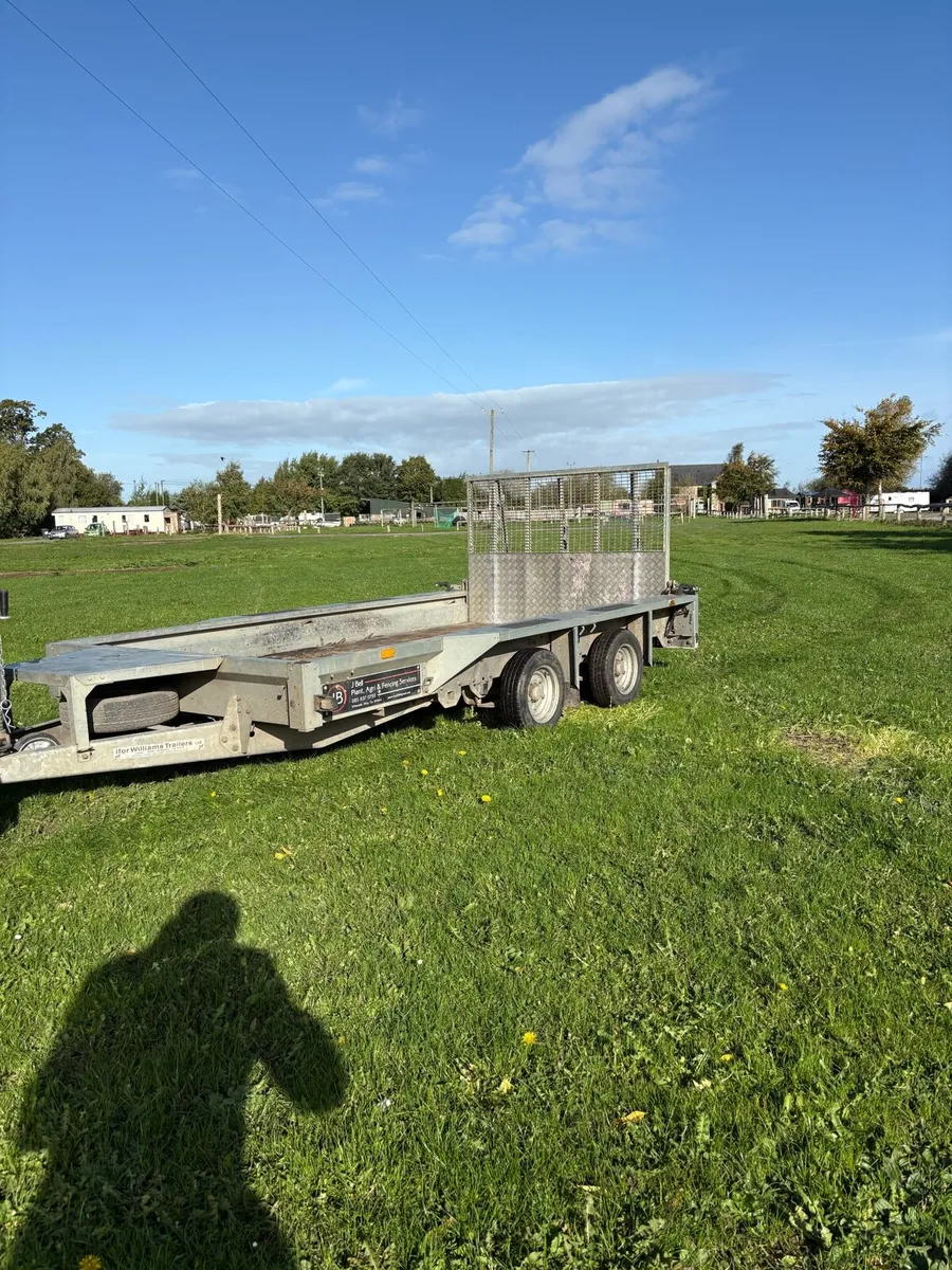 Ifor Williams plant trailer - Image 1