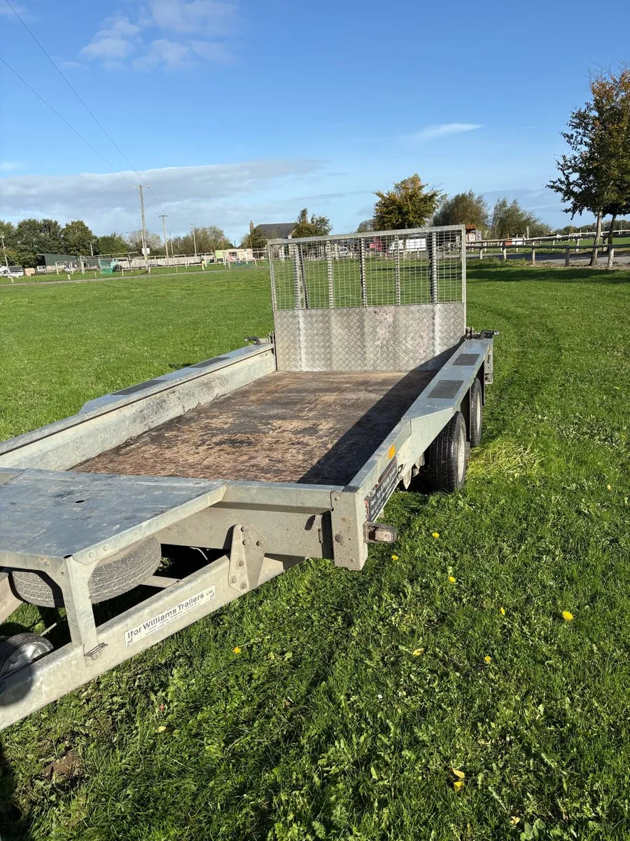 Ifor Williams plant trailer - Image 2