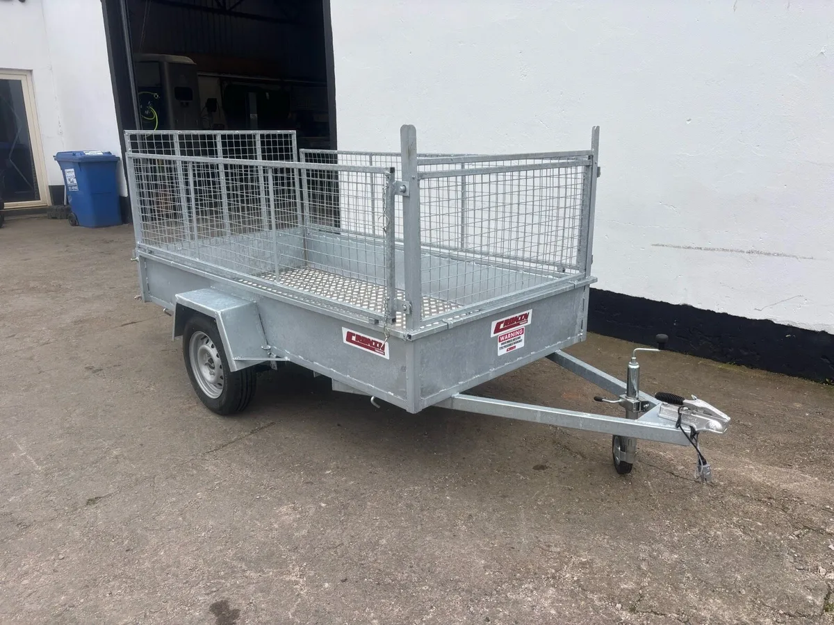 7 x 4 & 8 x 4 single axle general purpose trailers - Image 1