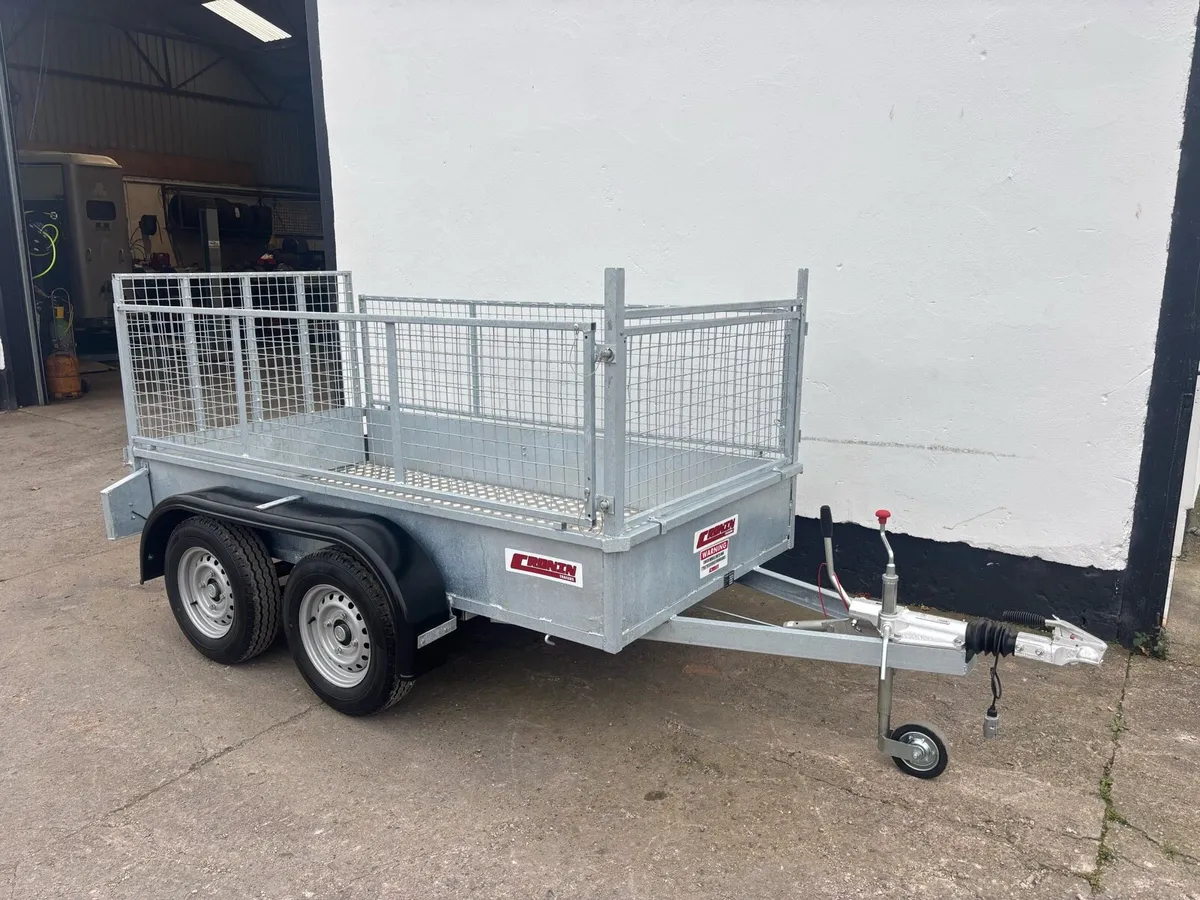 8 x 4 Double Axle Cronin trailers - Image 1