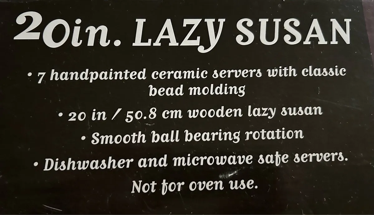 Lazy Susan Large 20” - Image 3