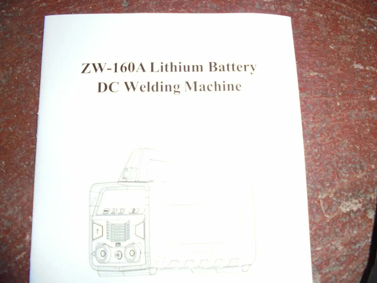 160 amp rechargeable battery inverter welder - Image 2