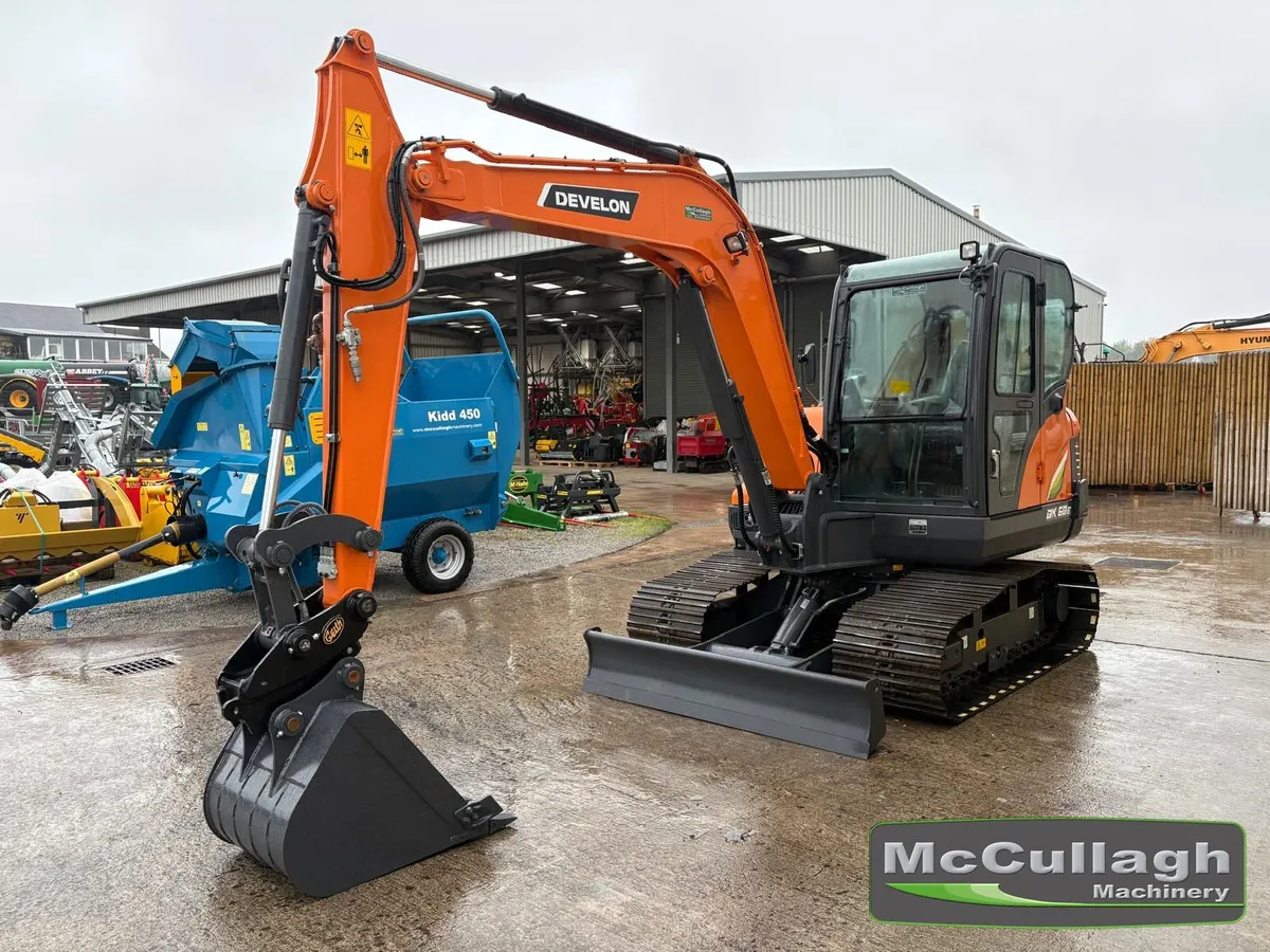 2024 (Unused) Doosan  /Develon DX60e 6Tonne Digger - Image 2