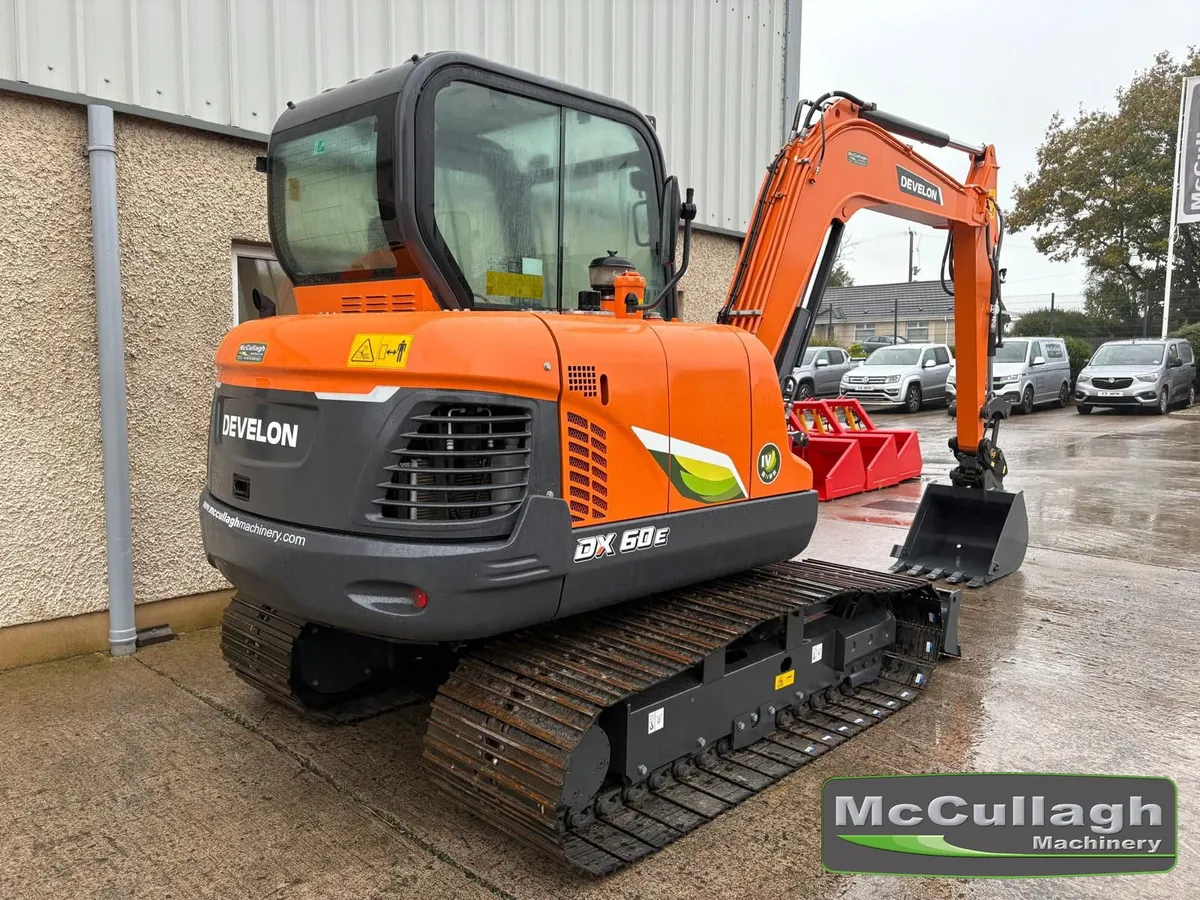 2024 (Unused) Doosan  /Develon DX60e 6Tonne Digger - Image 3