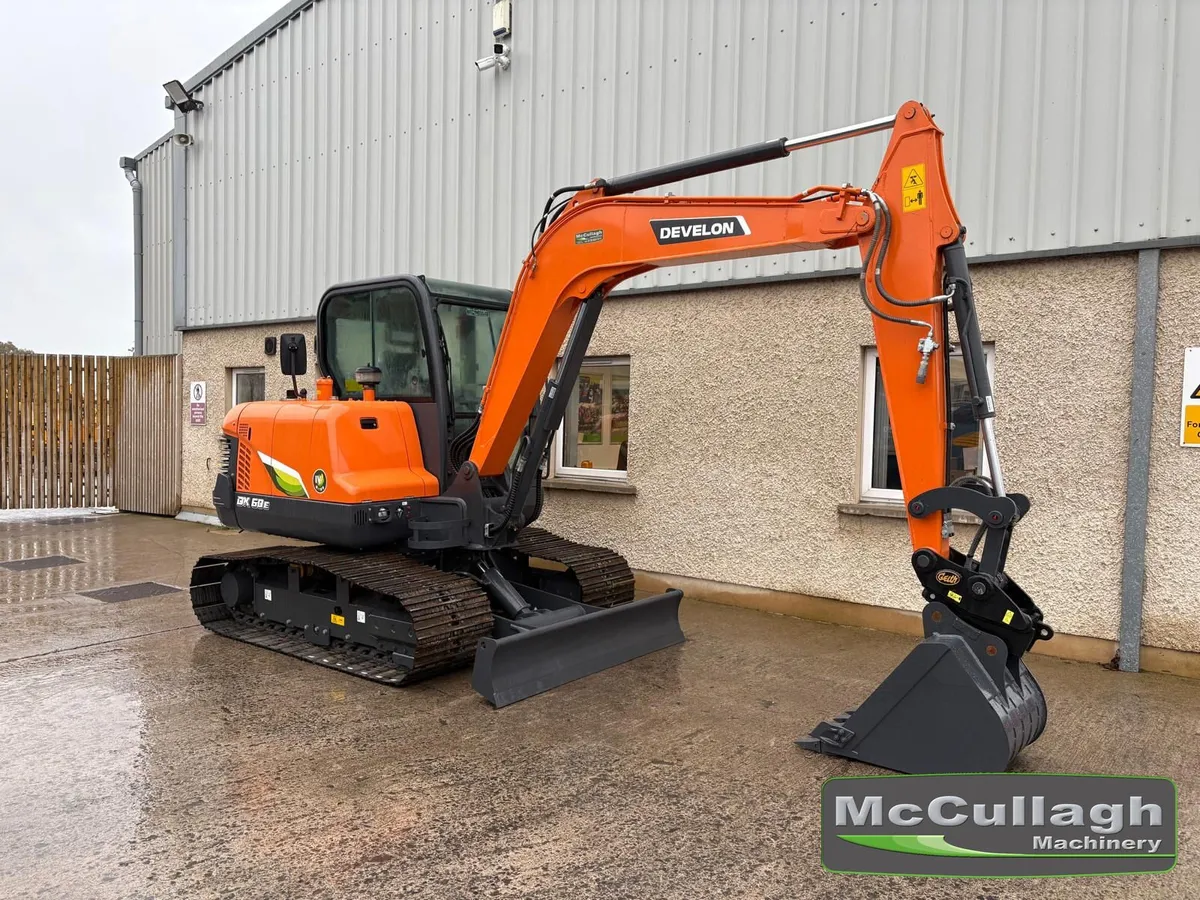 2024 (Unused) Doosan  /Develon DX60e 6Tonne Digger - Image 1