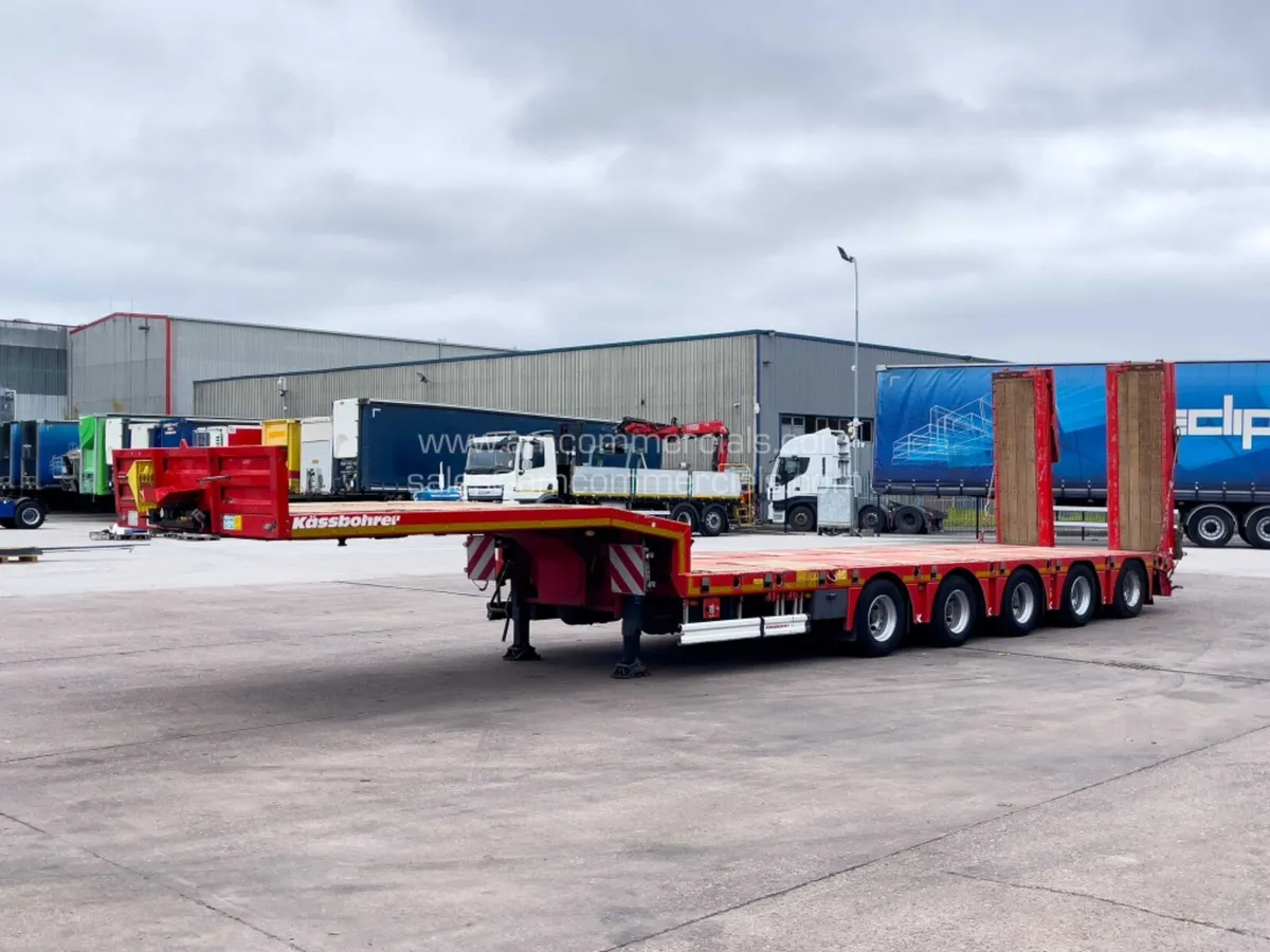 2022 KASSBOHRER 5 AXLE EXTENDABLE LOW LOADER 9FT - Image 3