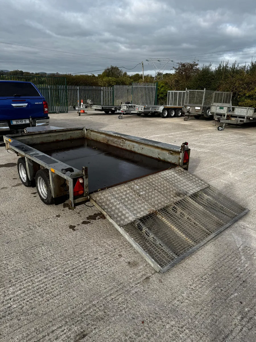10x6 Ifor Williams plant trailer - Image 3