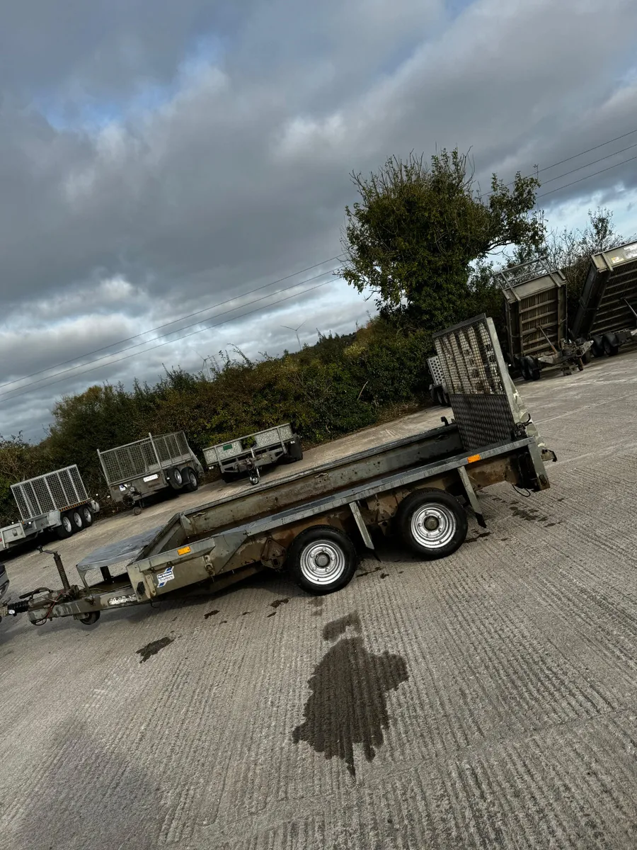 10x6 Ifor Williams plant trailer - Image 2