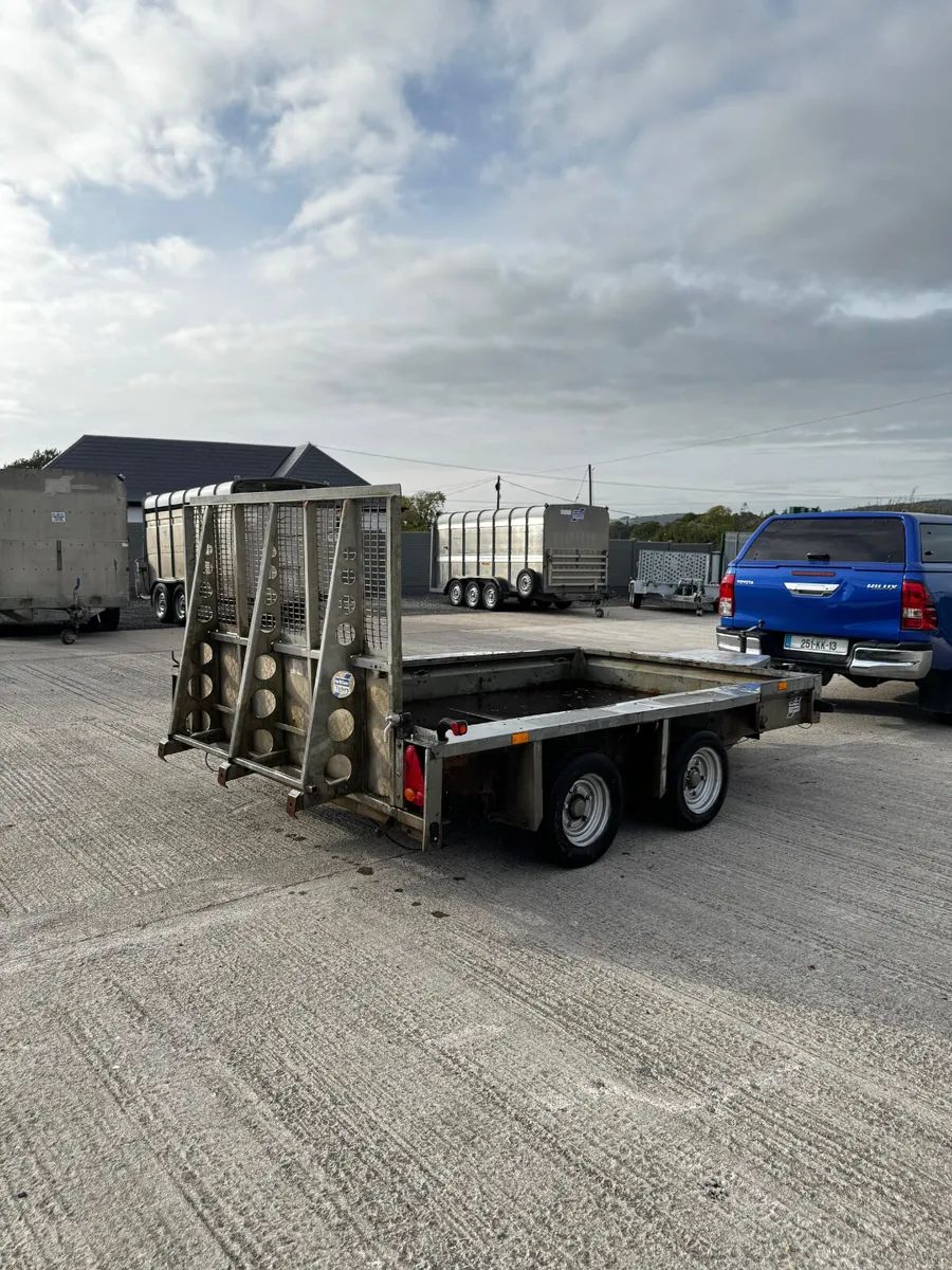 10x6 Ifor Williams plant trailer - Image 4