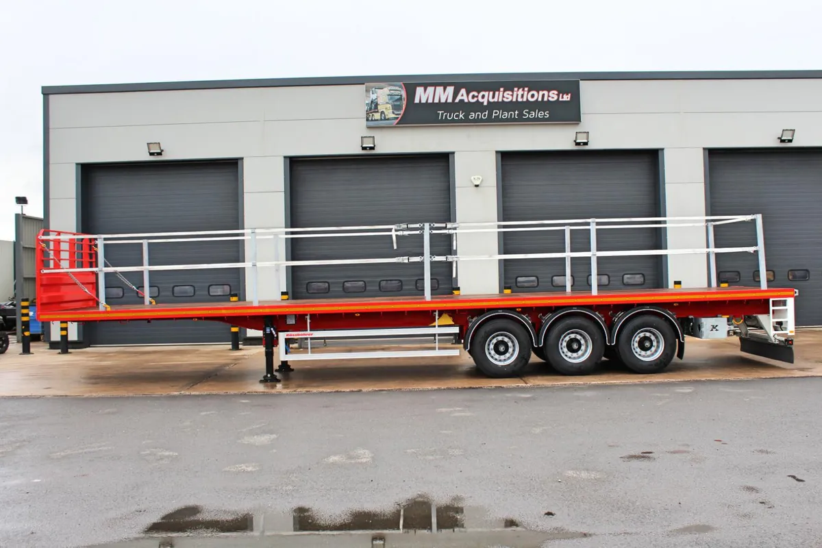 2025 KÄSSBOHRER SPW SR 3 AXLE PSK FLATBED TRAILER - Image 3