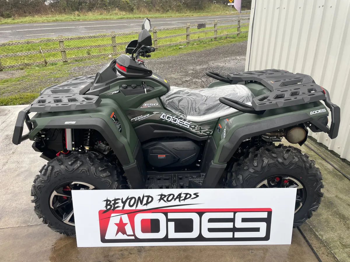 Aodes  650 V-twin  ATV  , 2/4 W/D  , ROAD LEGAL - Image 3