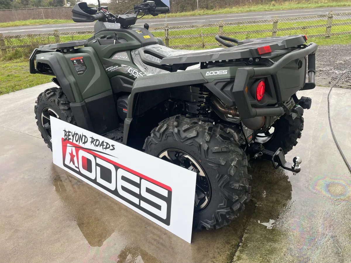 Aodes  650 V-twin  ATV  , 2/4 W/D  , ROAD LEGAL - Image 4