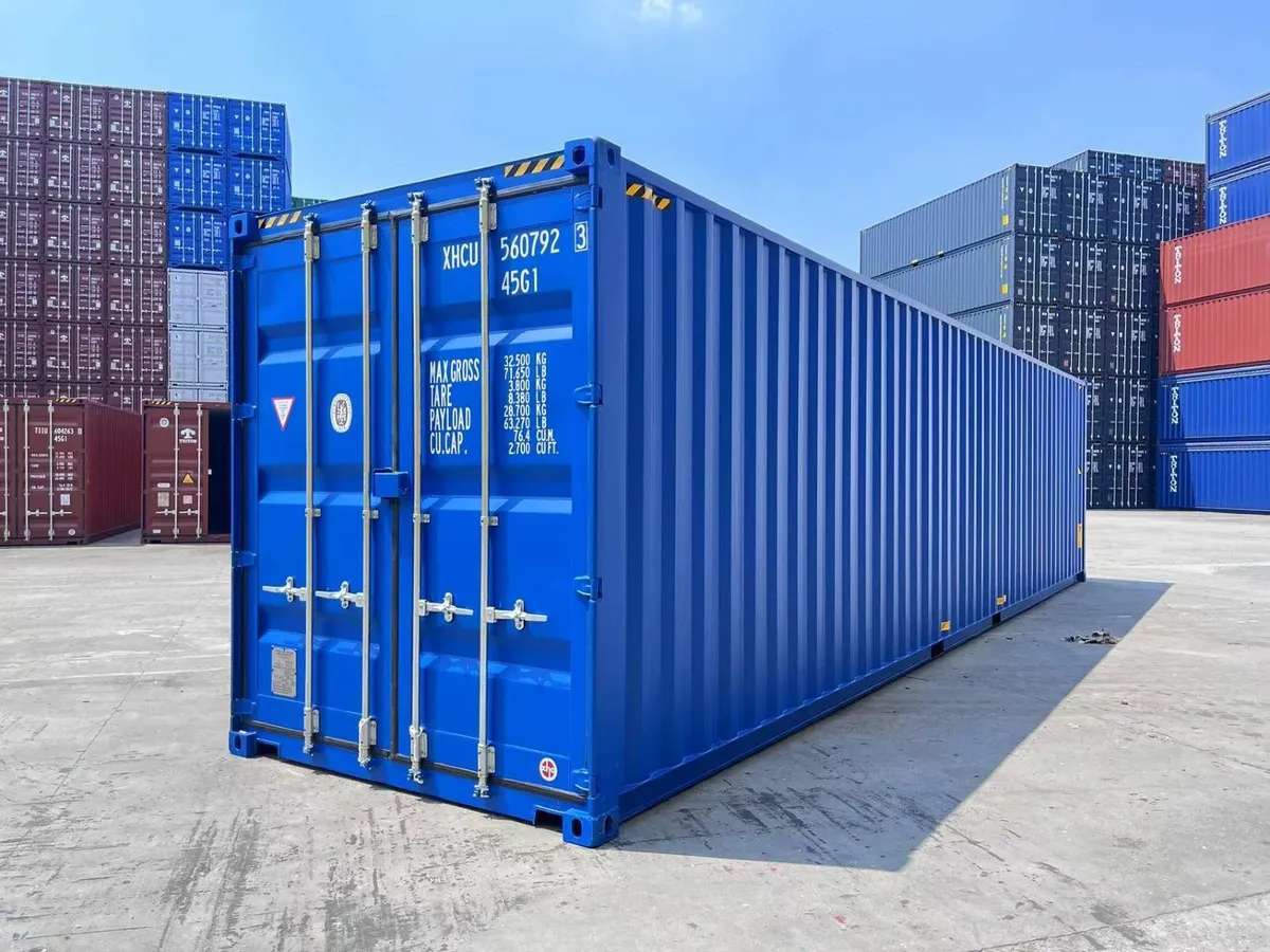 NEW BLUE 40FT HIGH CUBE CONTAINERS - Image 1
