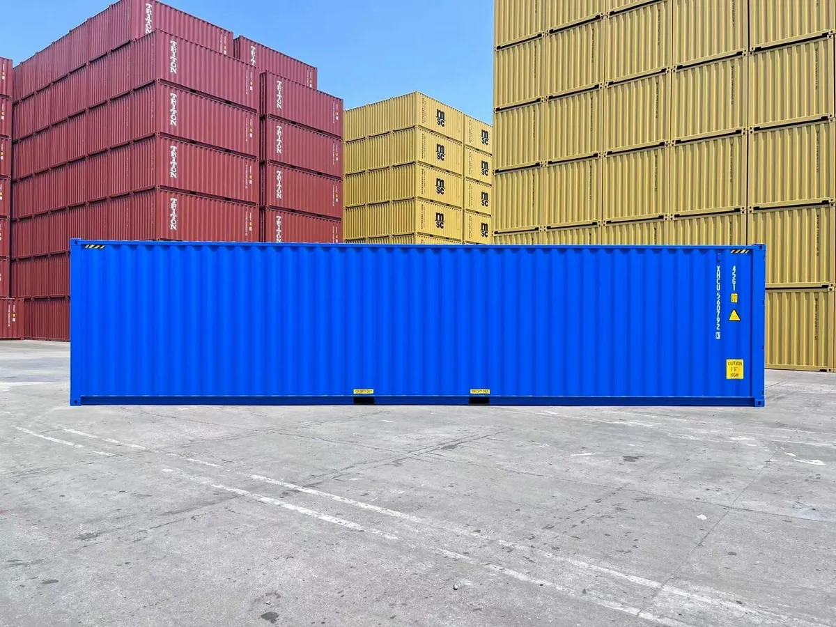 NEW BLUE 40FT HIGH CUBE CONTAINERS - Image 3