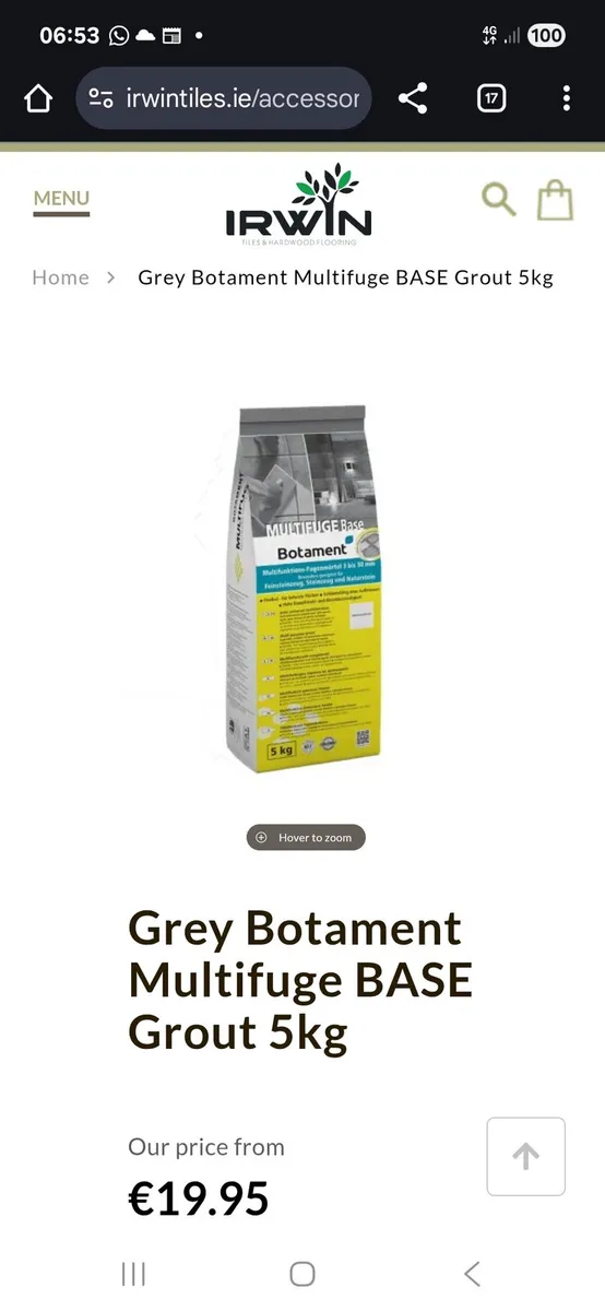 Botament grout - Image 4