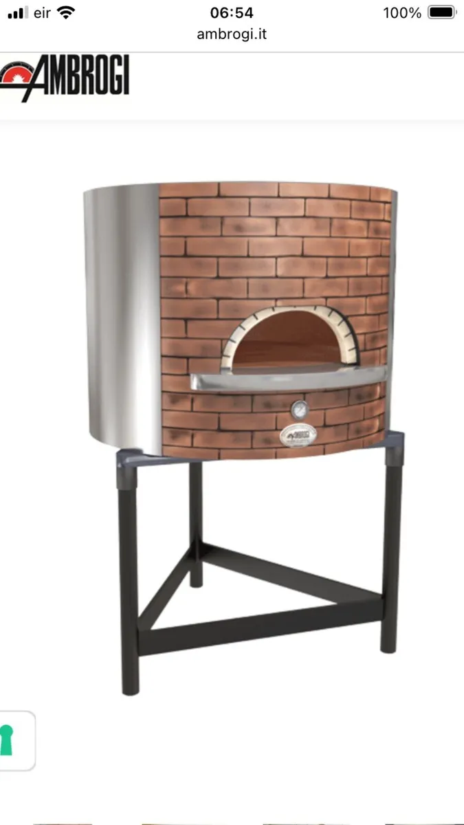 Ambrogi Wood Fire Pizza Oven - Image 1