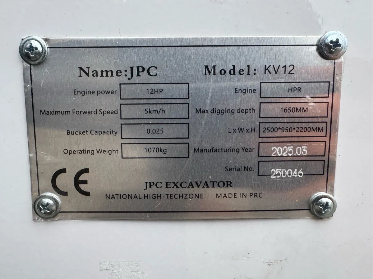 New Mini digger JPC Yanmar bobcat Kubota €5,950 - Image 3
