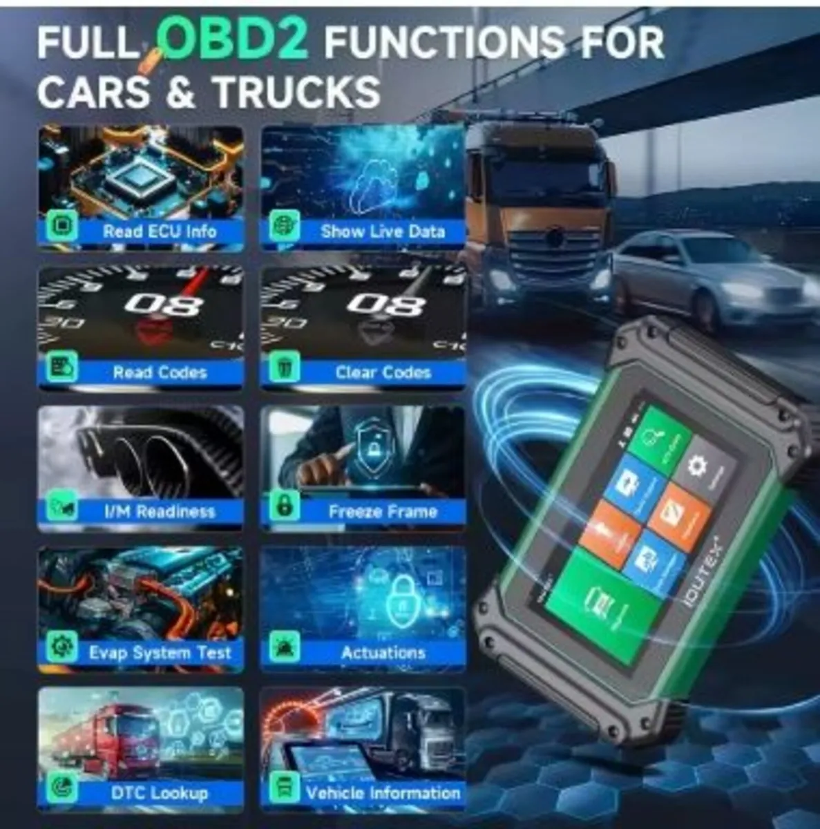 IDUTEX TS710 – 2025 Heavy Duty Truck Scanner - Image 1