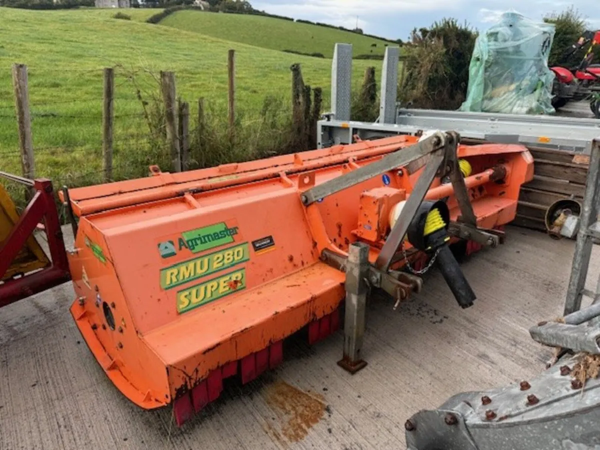 Agrimaster 280 HD Flail Topper Mower - Image 1