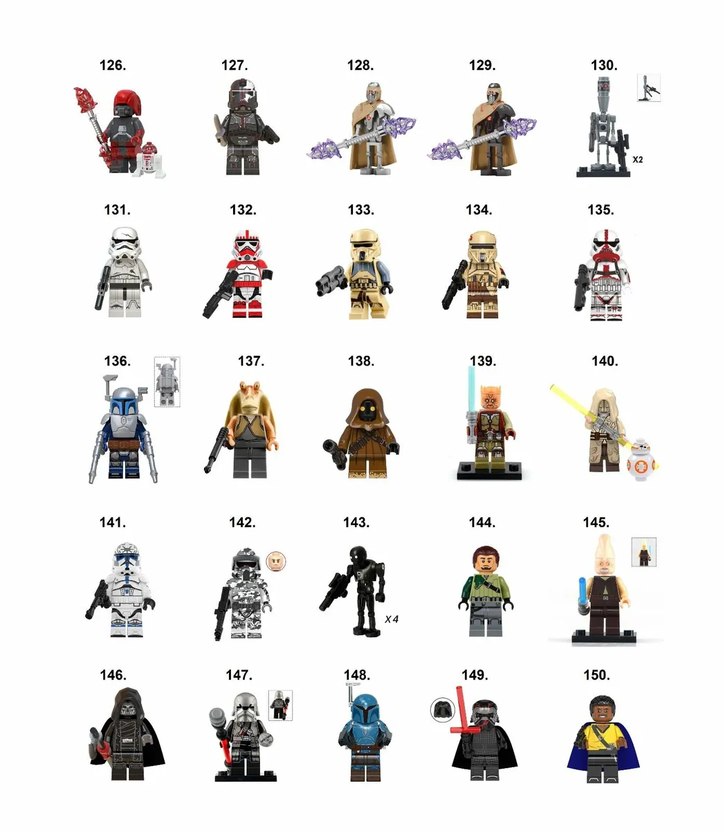 Star Wars Minifigures D-K - Image 3
