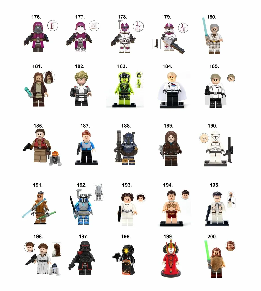 Star Wars Minifigures L-Z - Image 2