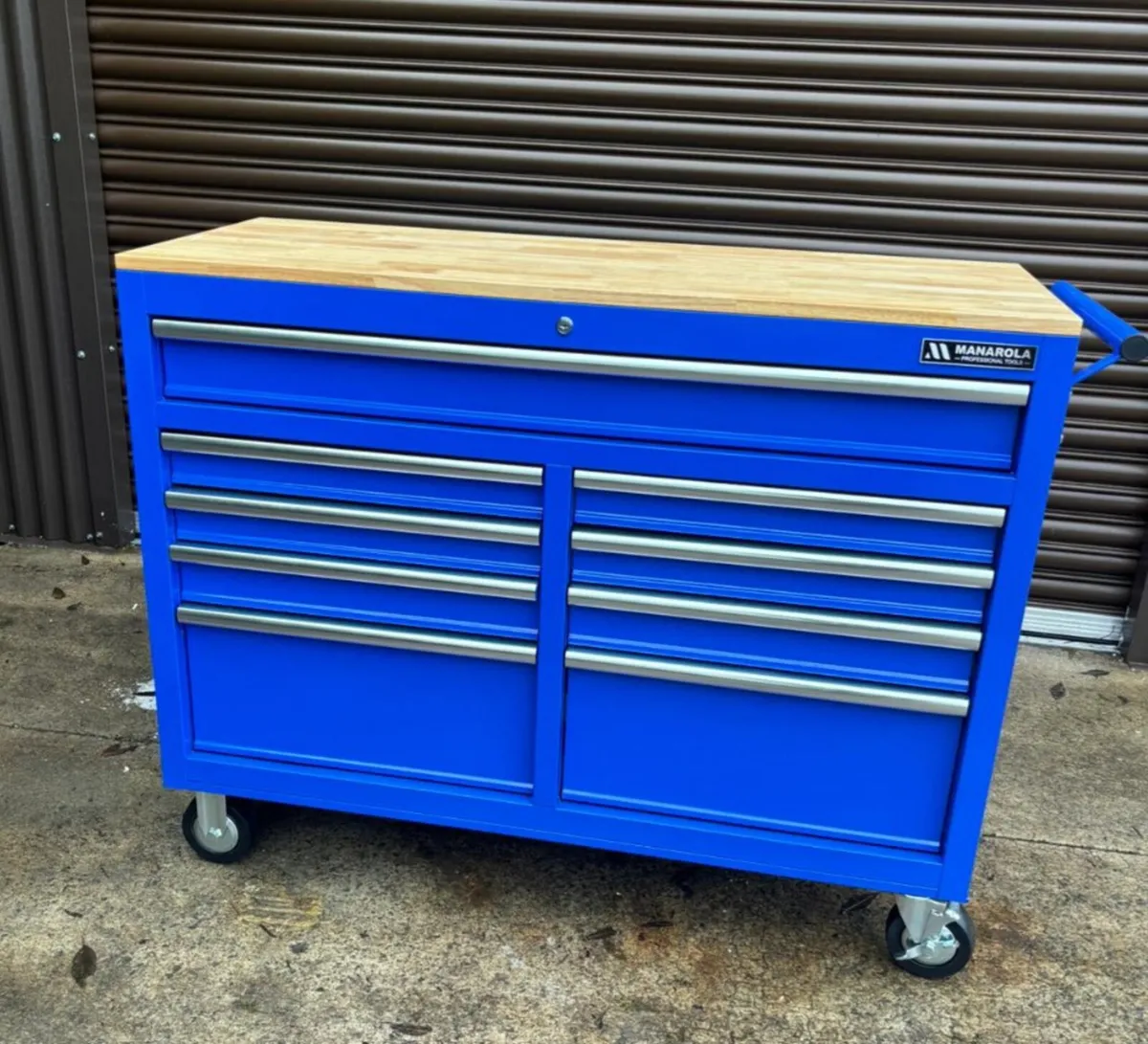 Manarola 46” 9 Drawer Toolchest Cabinet on Wheels - Image 1