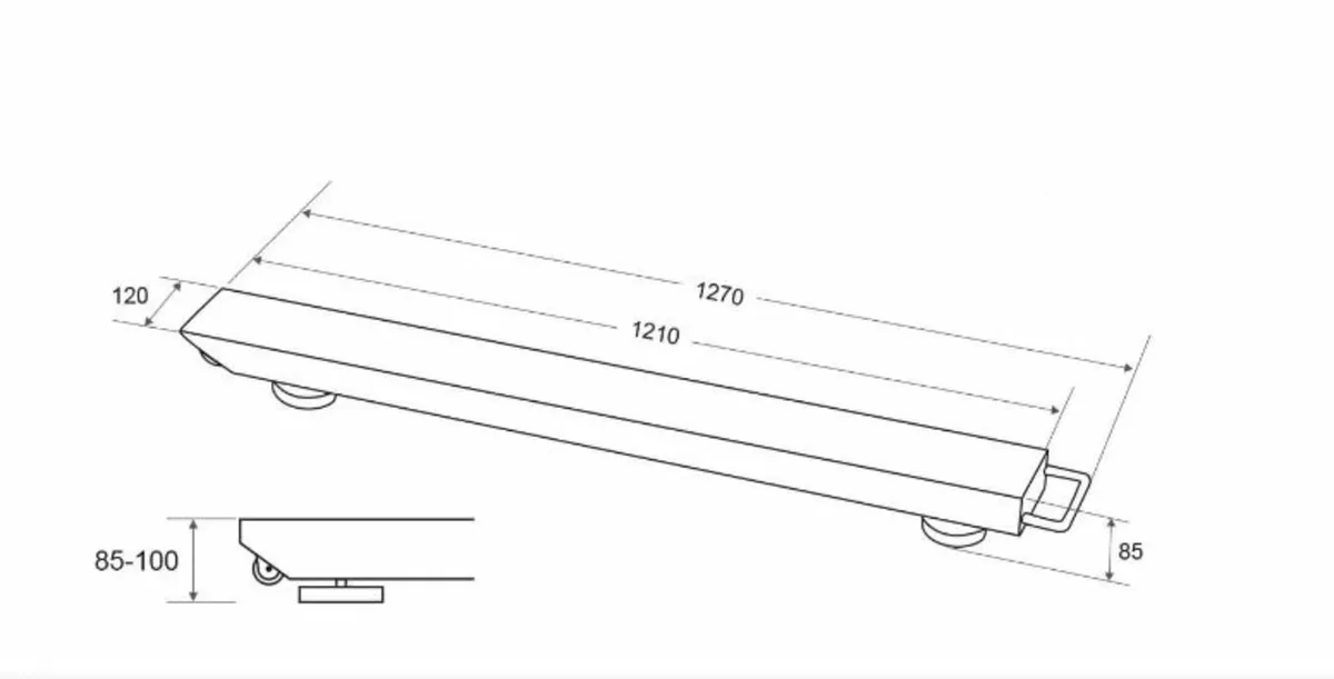 Pallet Size Weigh Beams 3000kg, We deliver - Image 2