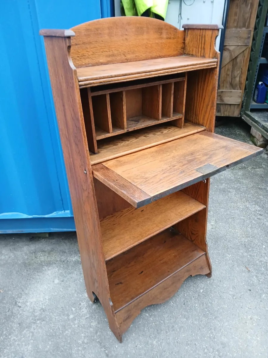 Oak bureau - Image 3