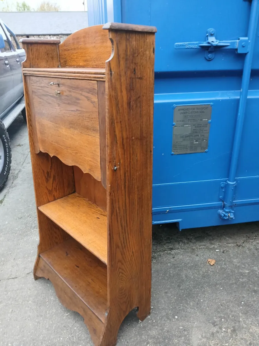 Oak bureau - Image 4