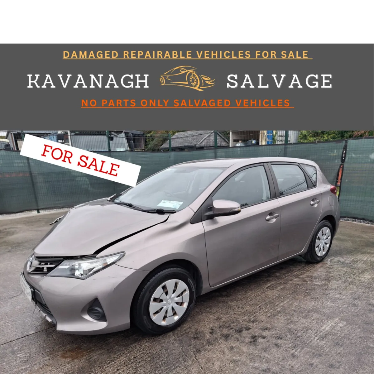 2014 Toyota Auris 1.3 Petrol - Image 1