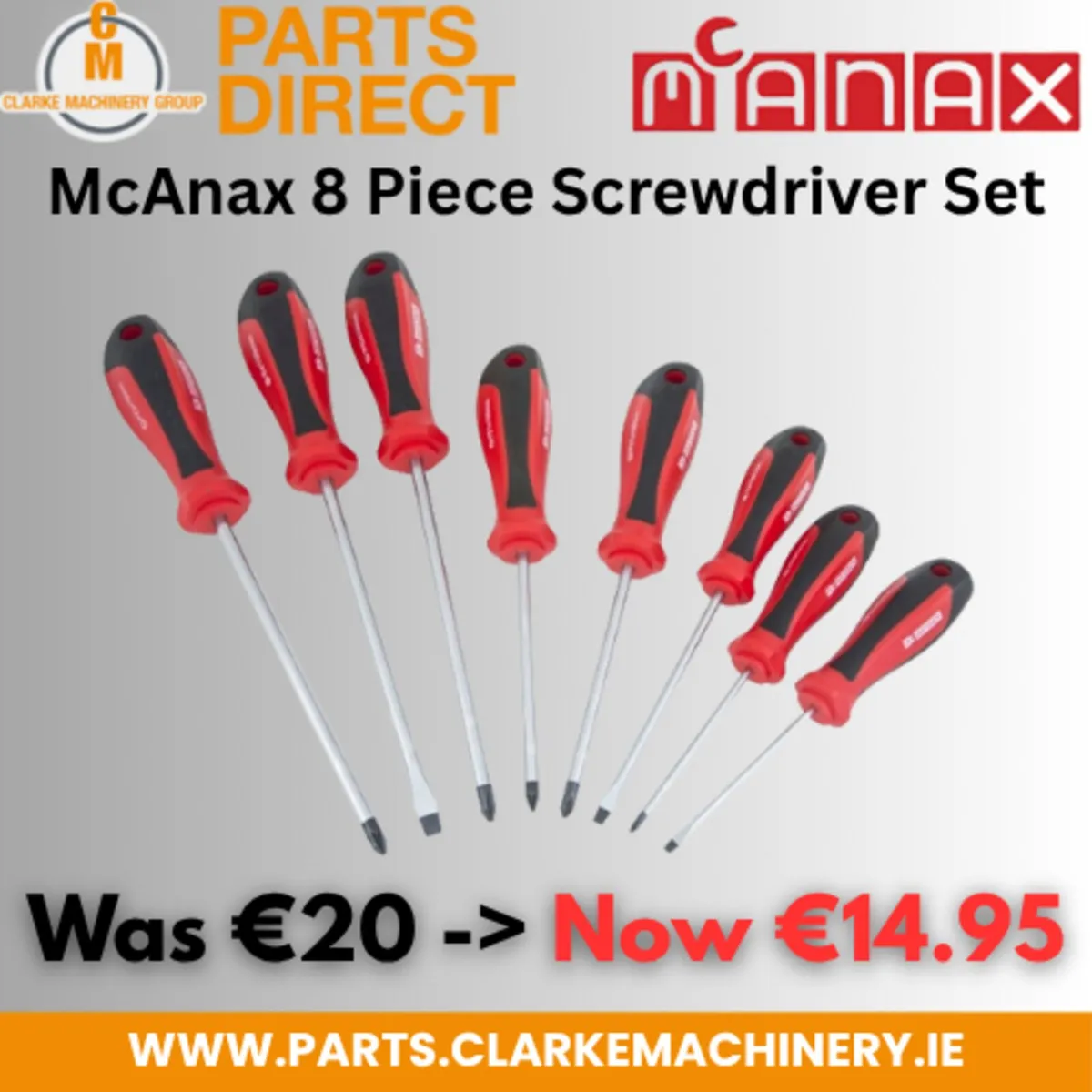 ⭐McAnax 8 Piece Screwdriver Set - Special Deal⭐