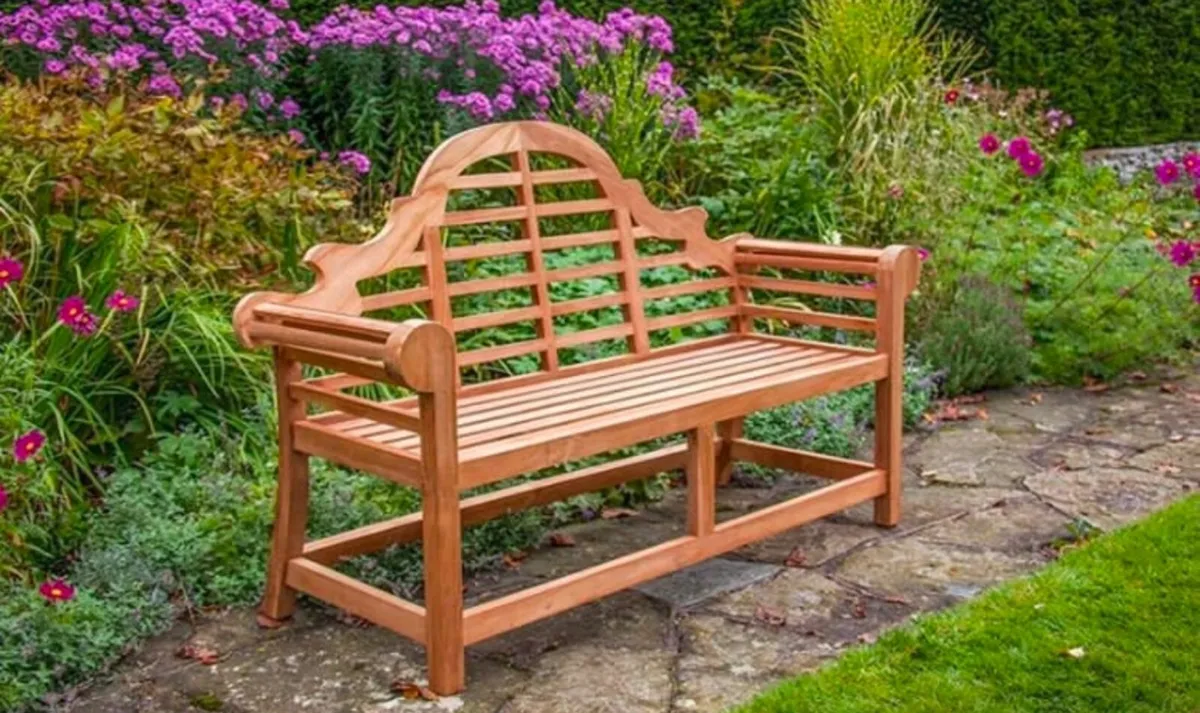 BRAND NEW TEAK BENCHS - Image 3