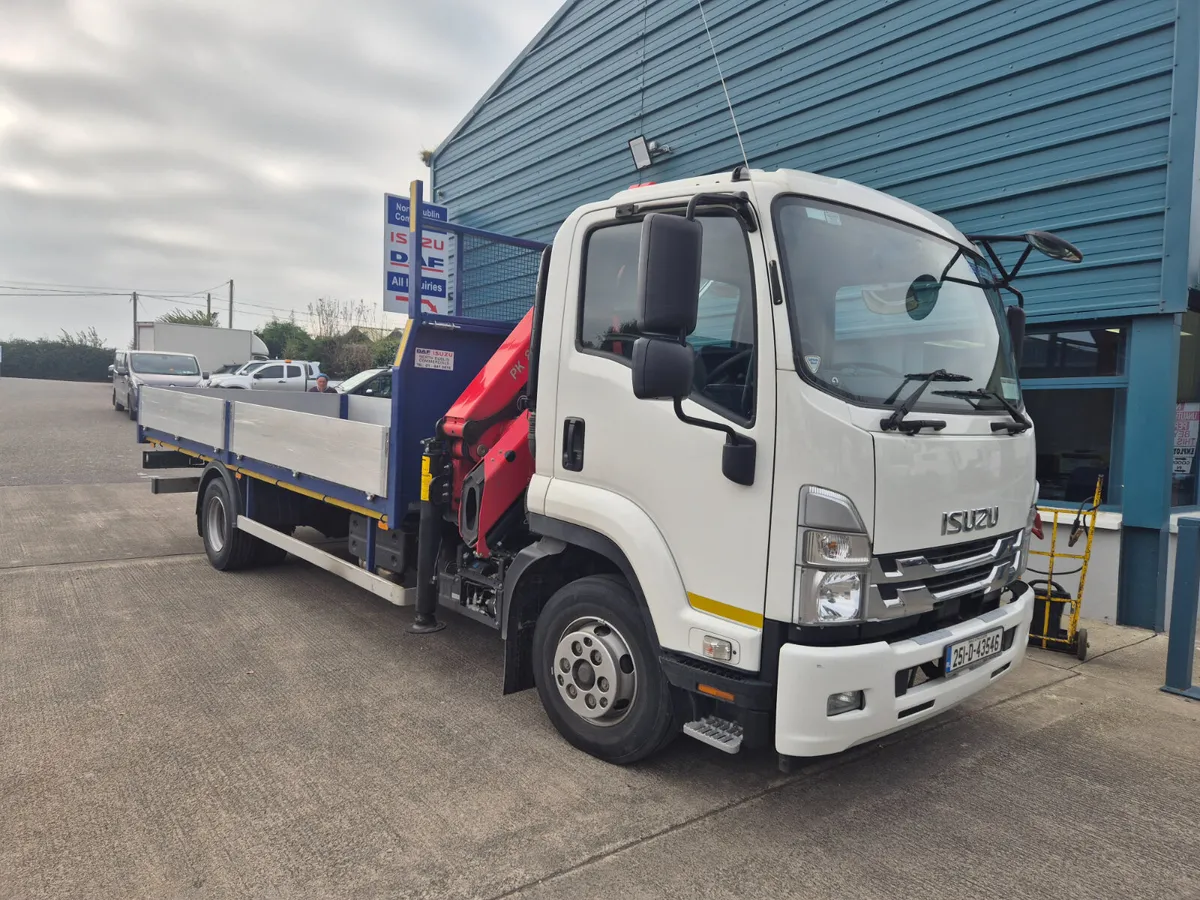 2025 ISUZU FFR 11TON DROPSIDE AND CRANE - Image 1