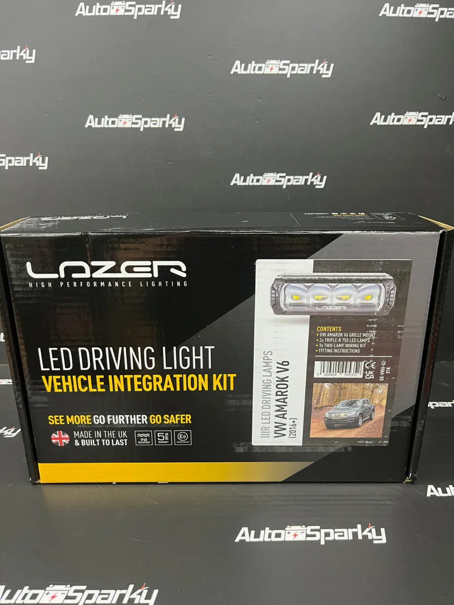 VW Amarok V6 Lazerlamps Lightbar Grille Kit - Image 2