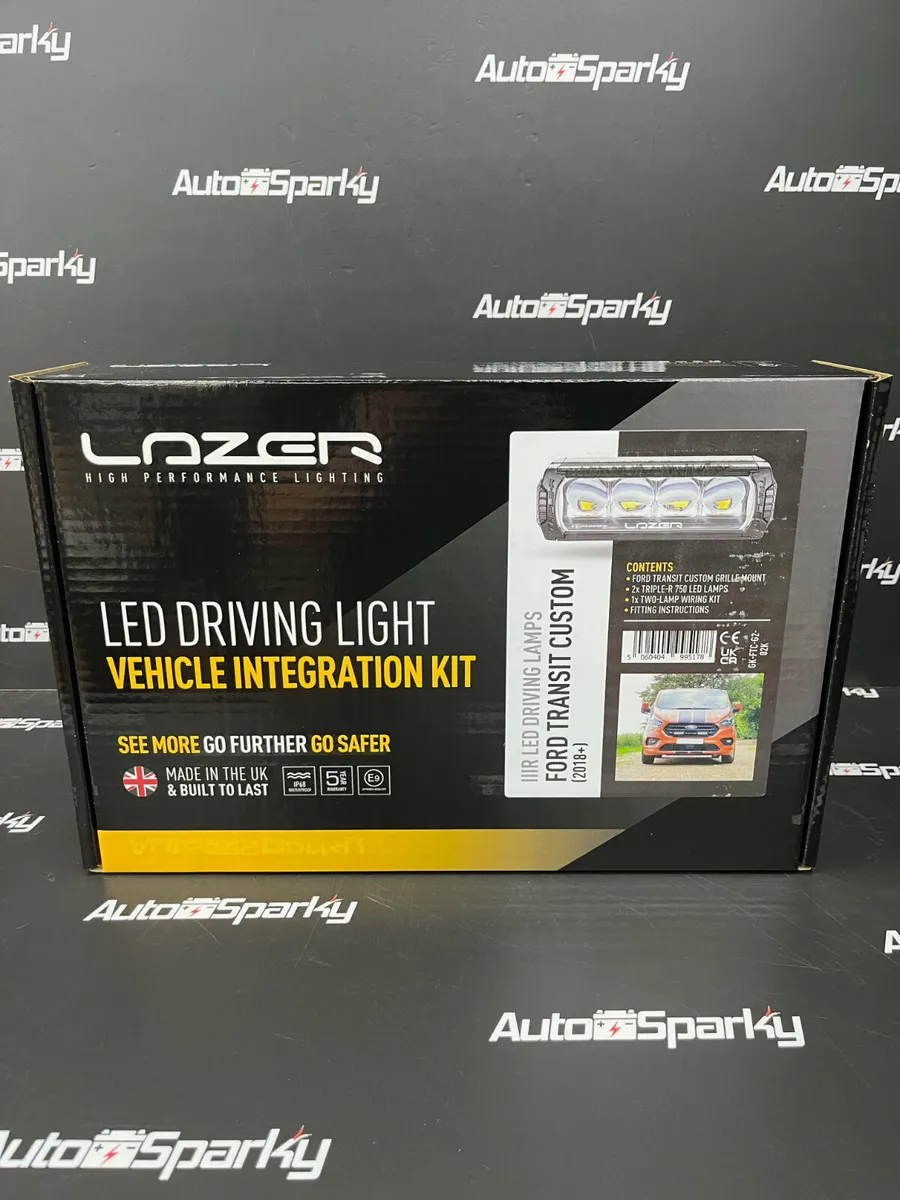 Ford Transit Custom Lazerlamps Lightbar Grille Kit - Image 2