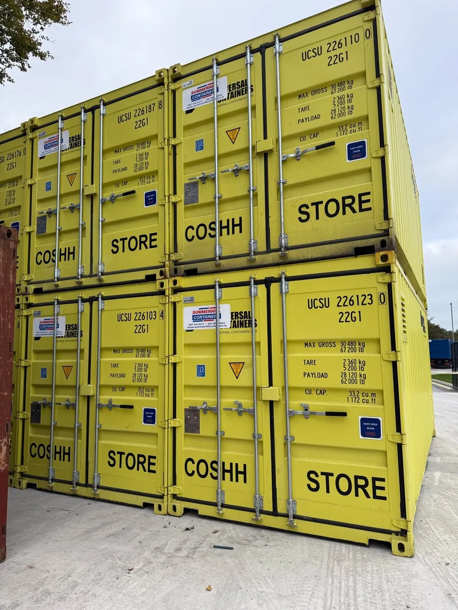 20ft COSHH STORE - Image 1