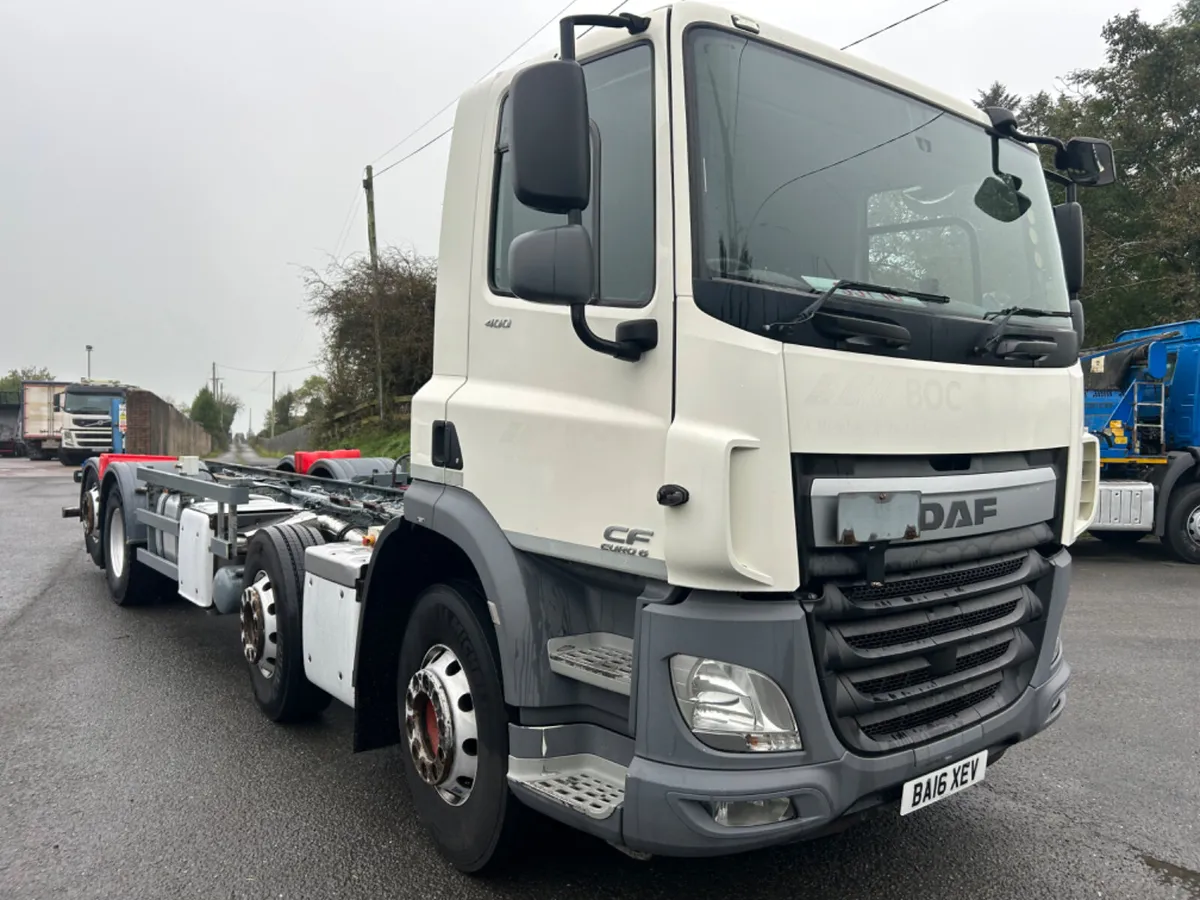 2016 Daf cf 400 8x2 28ft chassis cab - Image 3