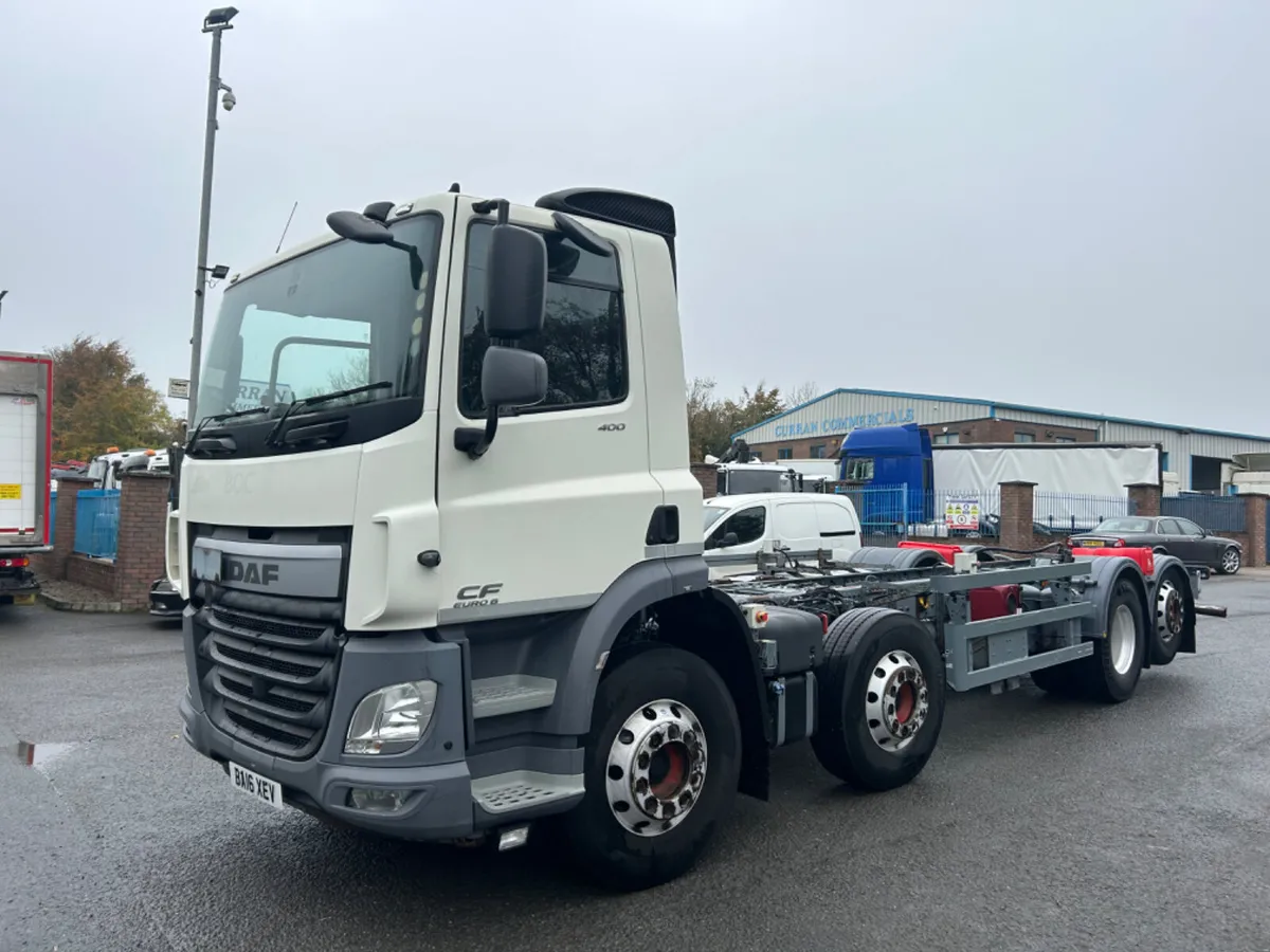 2016 Daf cf 400 8x2 28ft chassis cab - Image 1