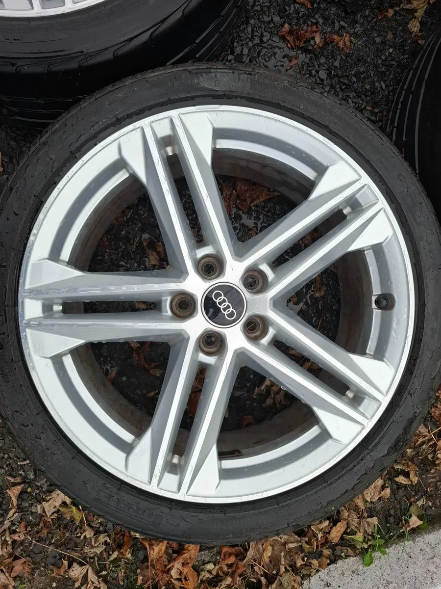 19" Genuine Audi S Line Alloys with tyres - Image 1