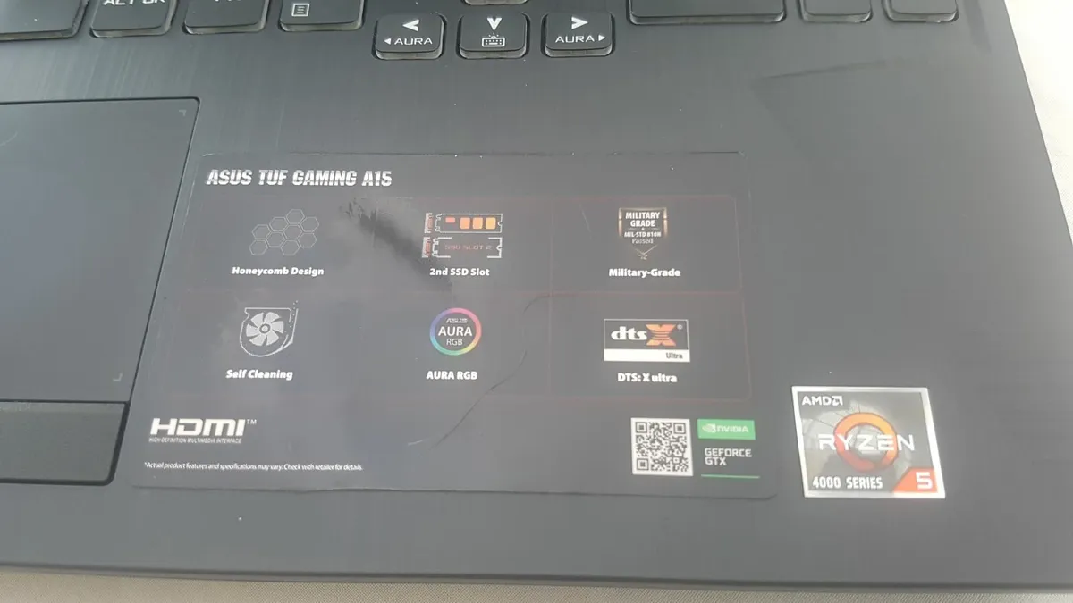 Asus TUF Gaming A15 Laptop - Image 4