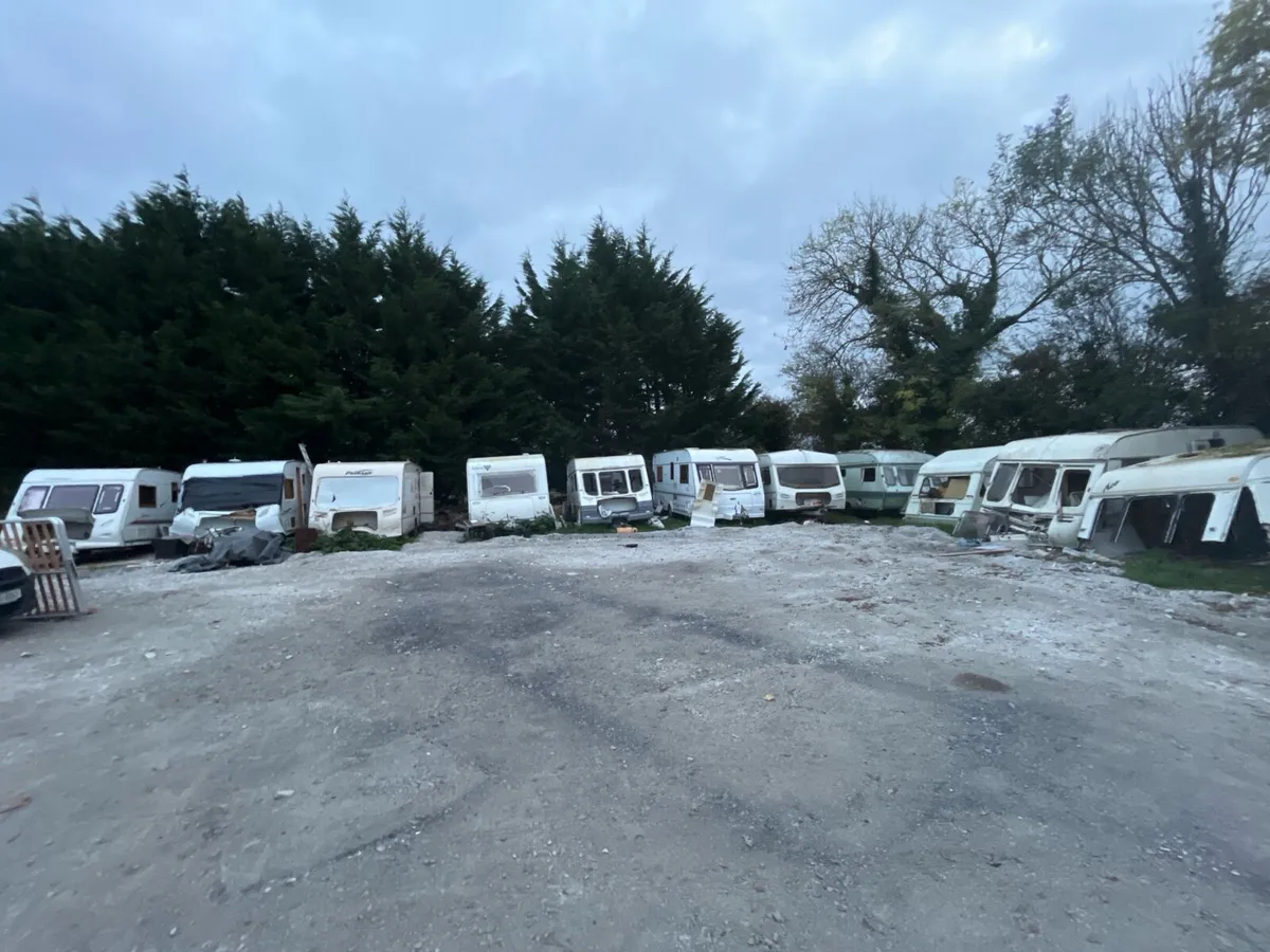 We buy damaged or unwanted caravans