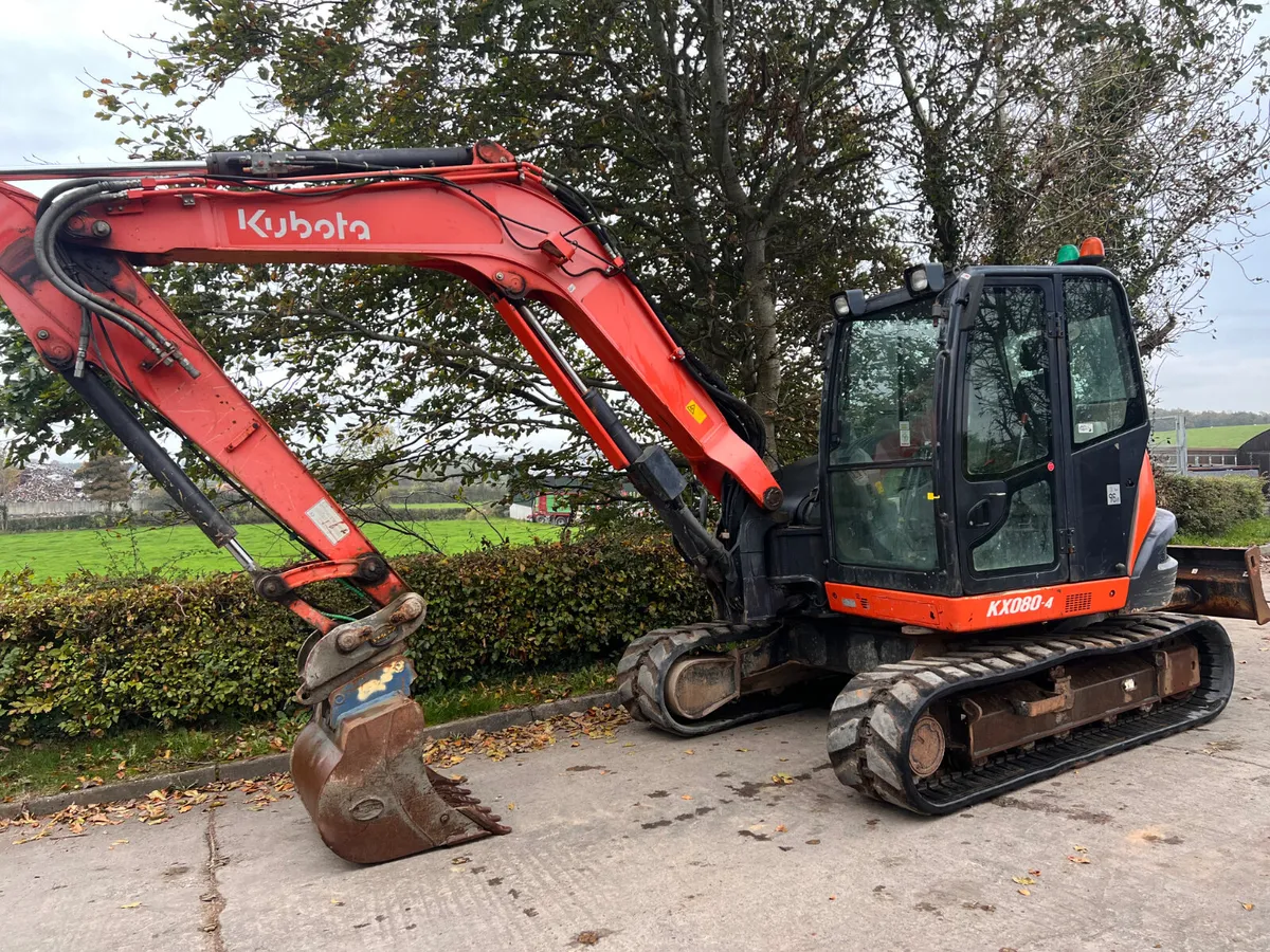 Kubota KX080-4 Excavator - Image 2